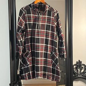 Zara plaid dress